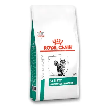 Ração Seca Royal Canin Veterinary Diet Satiety para Gatos Com Excesso de Peso - 1,5 Kg