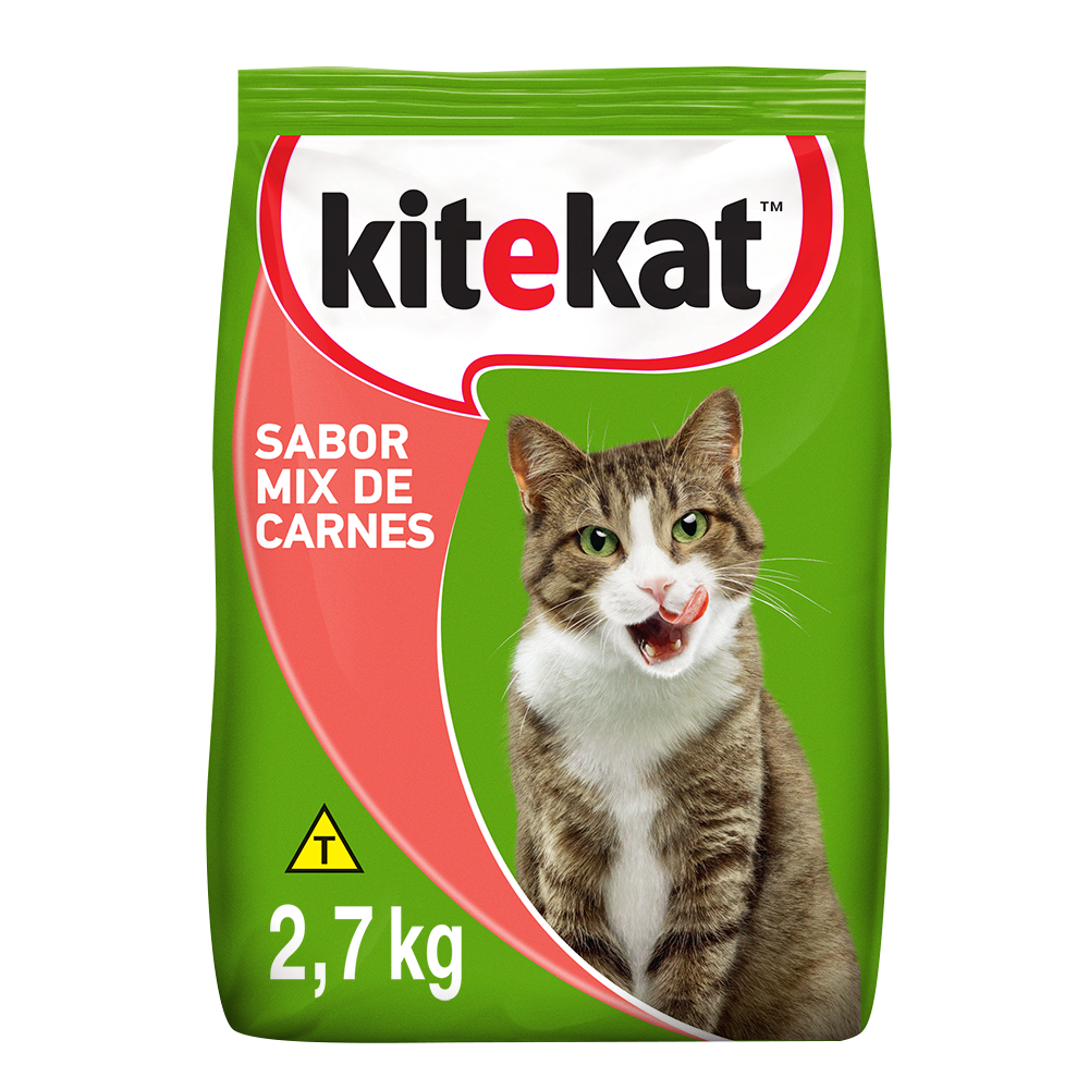 Ração KiteKat Mix de Carnes Para Gatos Adultos 10,1 kg