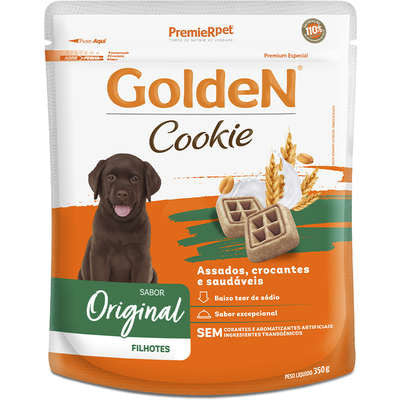 Biscoito GoldeN para Cães Filhotes Porte Médio Sabor Original - 350g