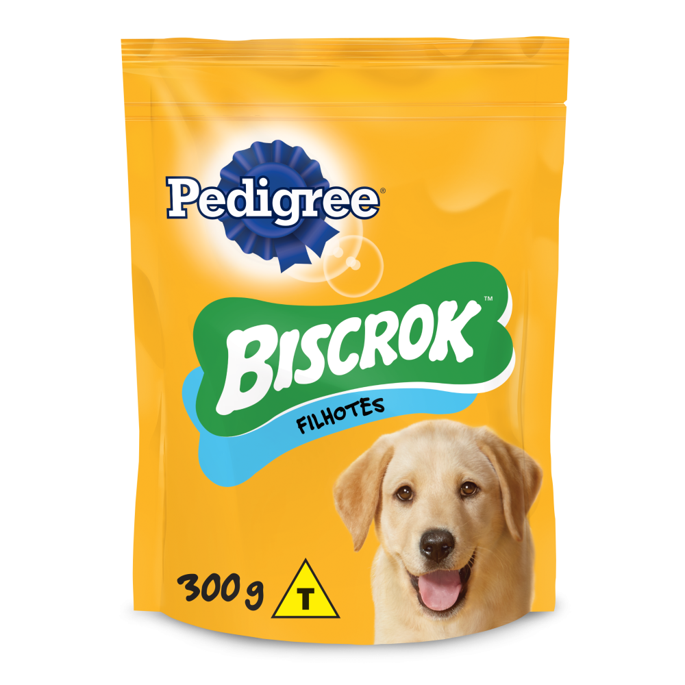 Biscoito Pedigree Biscrok Para Cães Filhotes 300g 2un