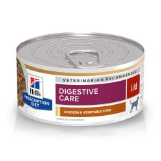 Ração Úmida Hill's Prescription Diet Cuidado Digestivo i/d para Cães Sabor Frango e Vegetais 156g