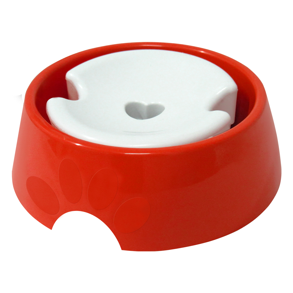 Bebedouro de Plástico Furacão Pet Pop Pelos Longos N3 1L Rosa